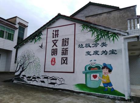 嘉善墙绘是现在流行的墙体广告
