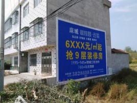 嘉善墙体广告质量分析