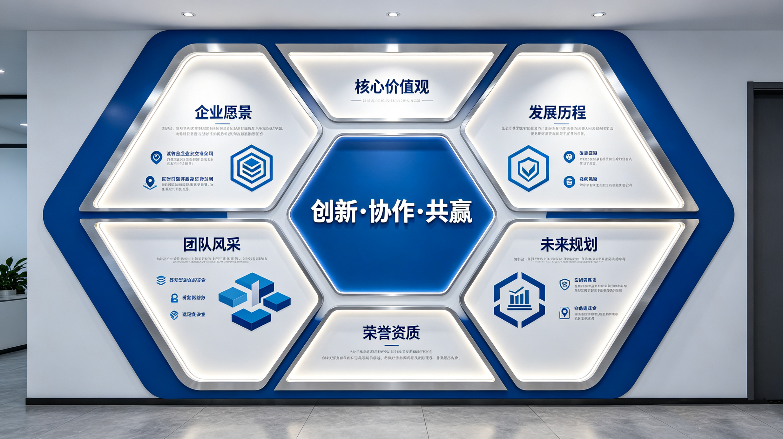 嘉善企业文化墙六边形避坑指南（新手常犯5个错误）